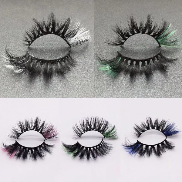 China 3D Color Mink Eyelashes Wholesale