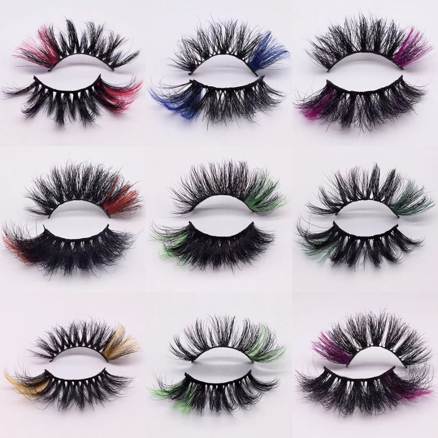 China 3D Color Mink Eyelashes Wholesale