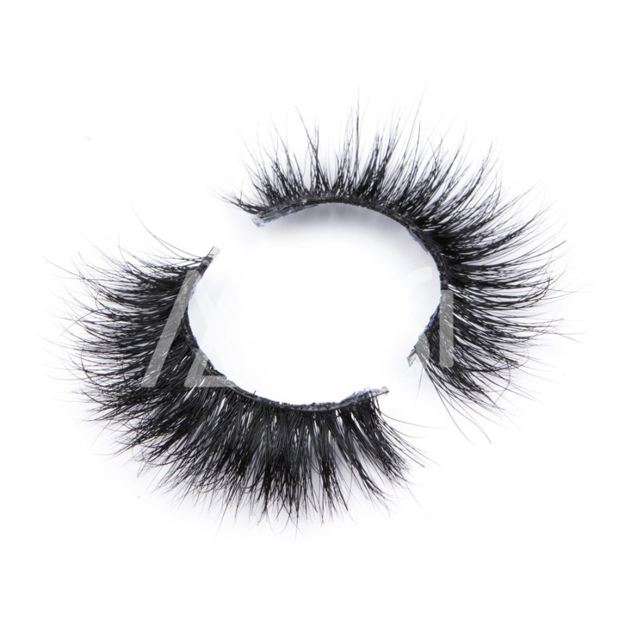 MIUSI Wholesale 3D Invisible Band Mink Lashes Volume Black Long Thick Eyelashes MEC0003