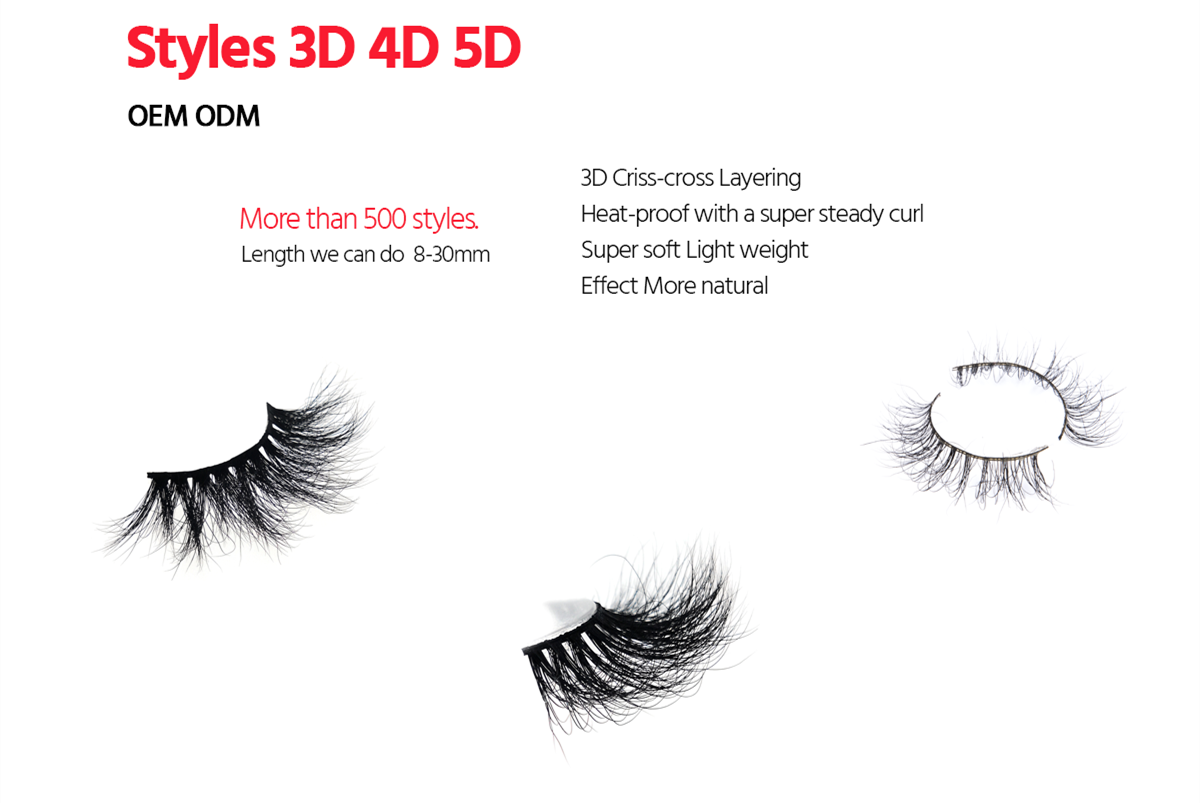 3D Mink False Eyelashes Wholesale